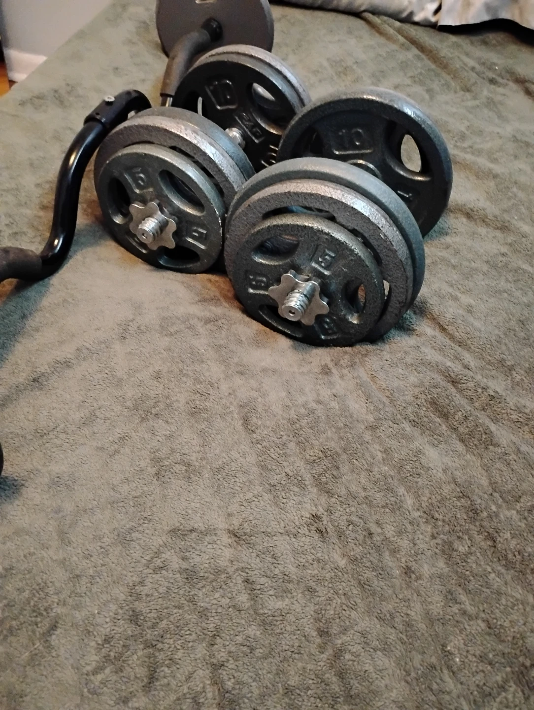 Adjustable Dumbbell Set with Weights - photo 5
