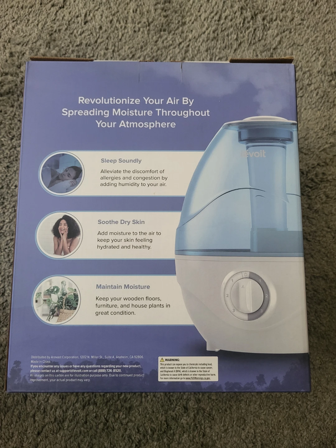 Levoit Ultrasonic Cool Mist Humidifier Classic 100 - photo 3