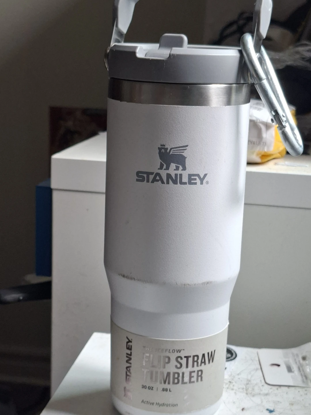 Stanley Flip Straw Tumbler - White 30 oz