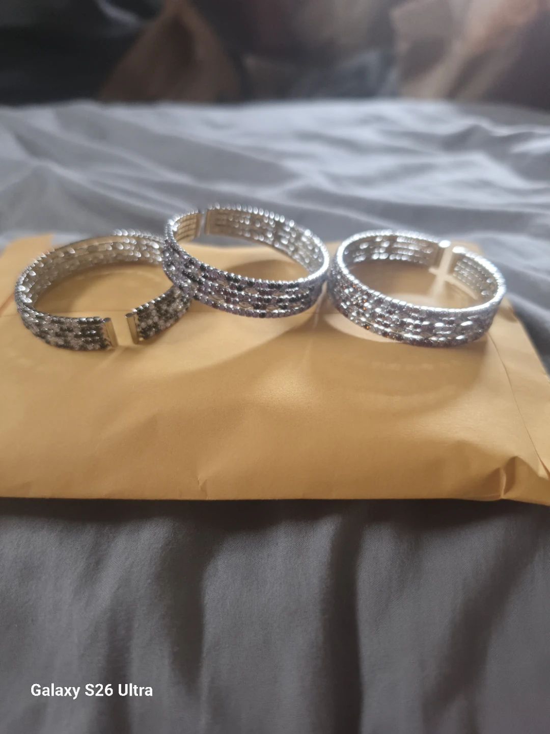 Set of 3 Sparkly Bangles