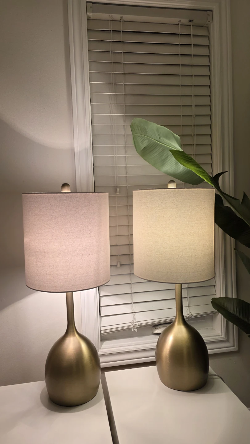 Two table lamps