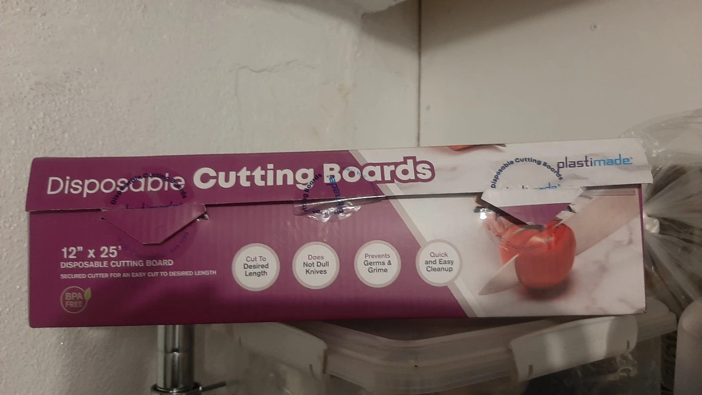 Plastimade Disposable Cutting Boards 12" x 25" - photo 2