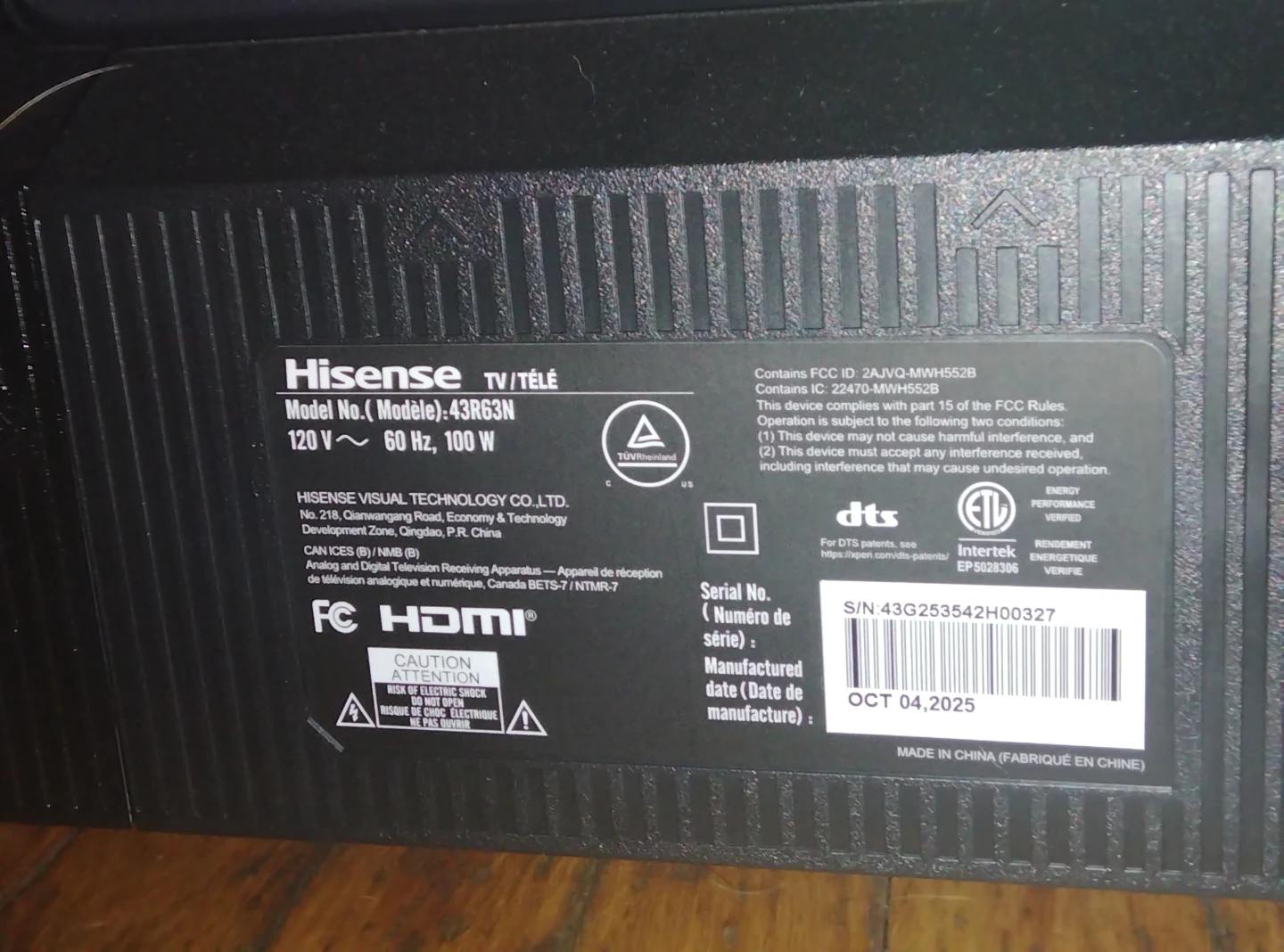Hisense 43" Roku TV - photo 2