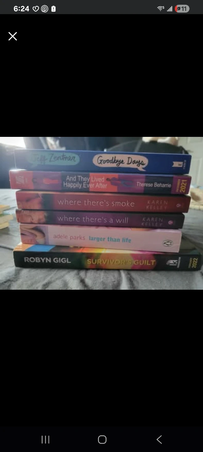 Collection of 6 paperback novels