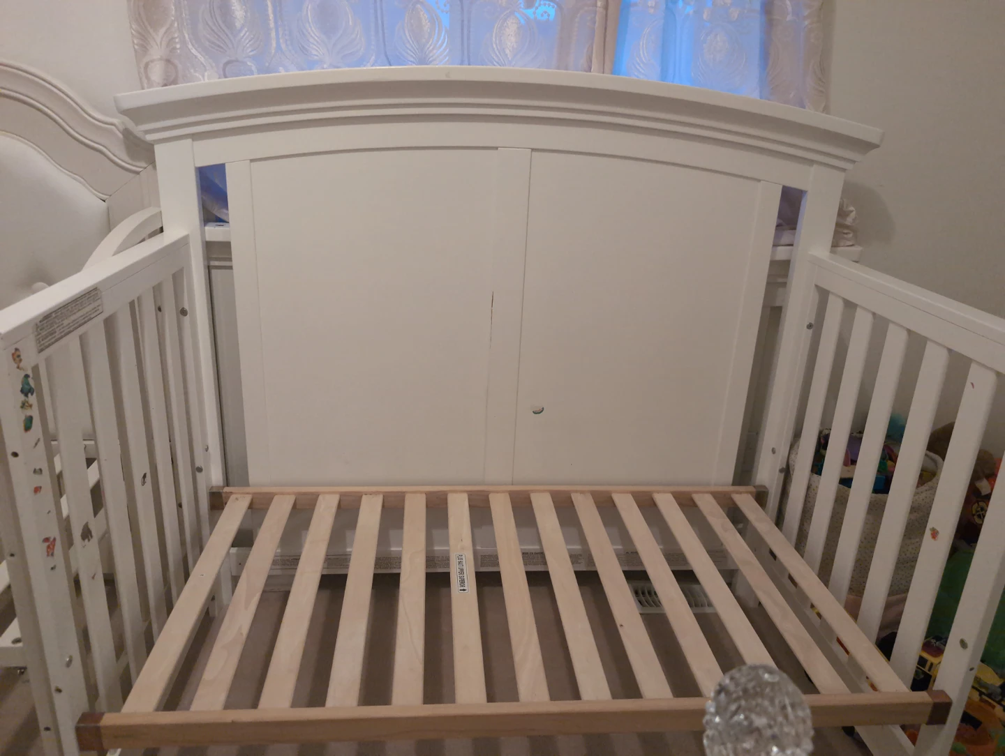 White Baby Crib