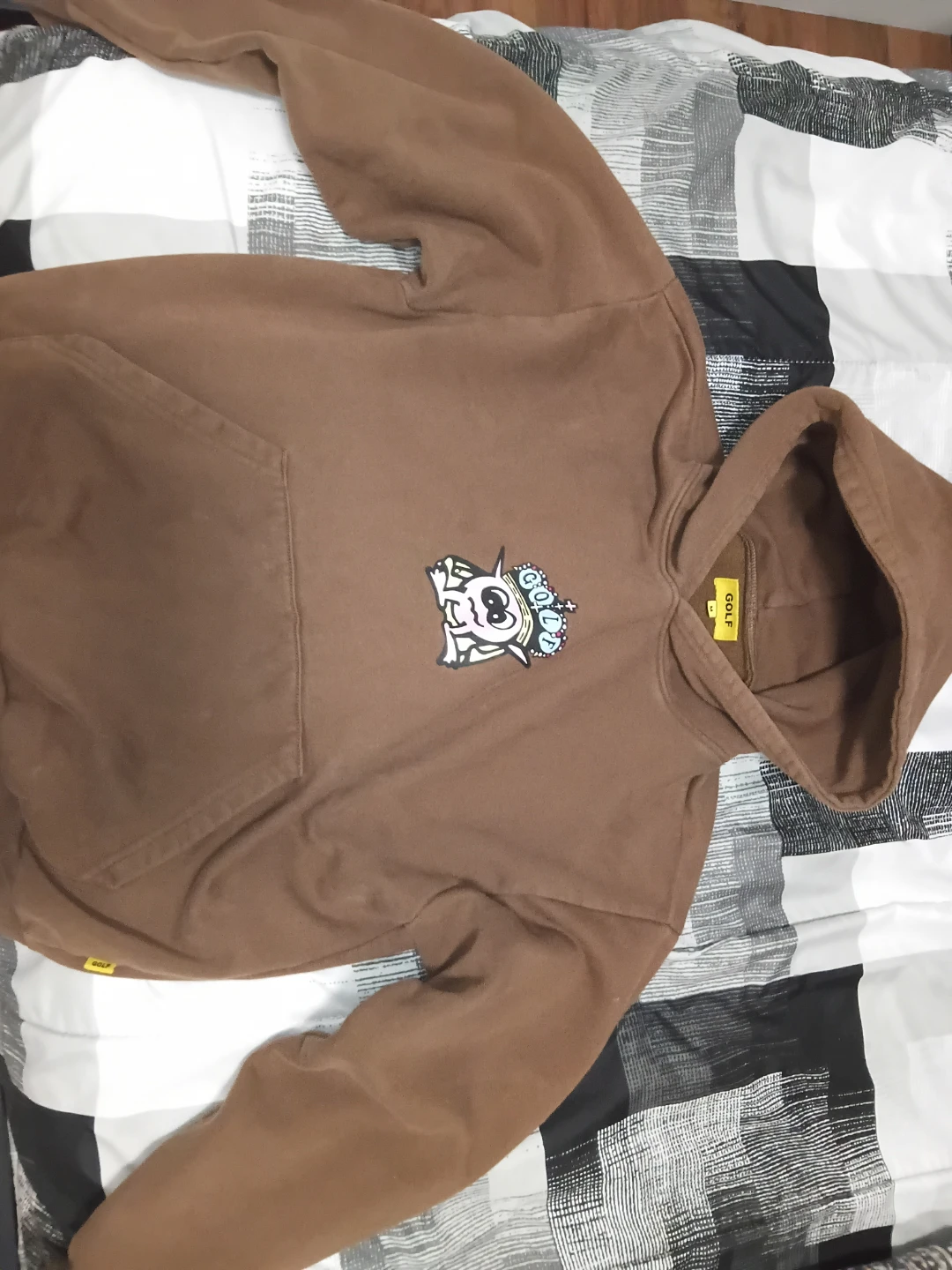 Tyler the creator GOLF WANG Brown Frog Hoodie Size M - photo 5