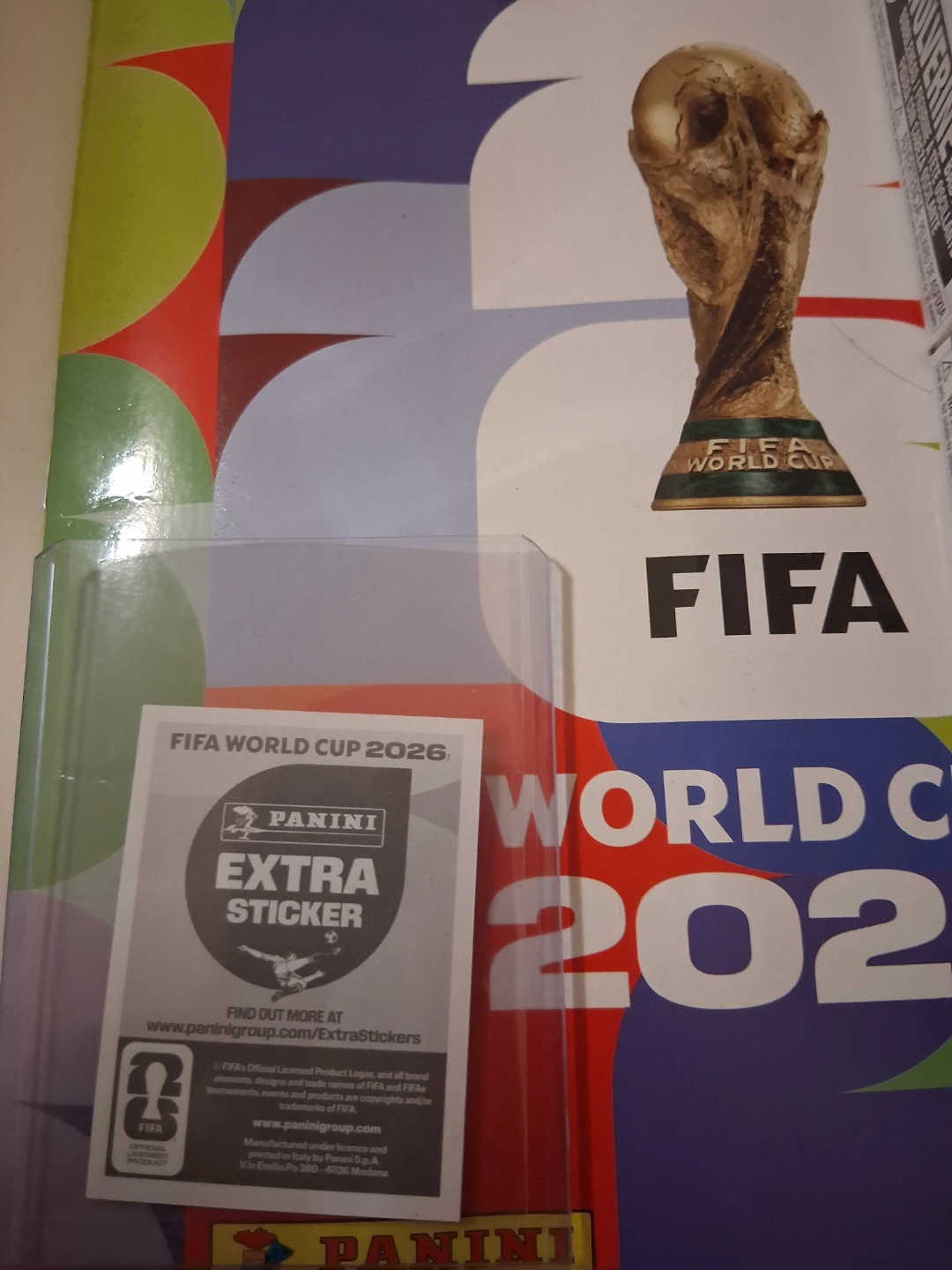 RARE 2026 Panini Cristiano Ronaldo Gold Extra Sticker - photo 2