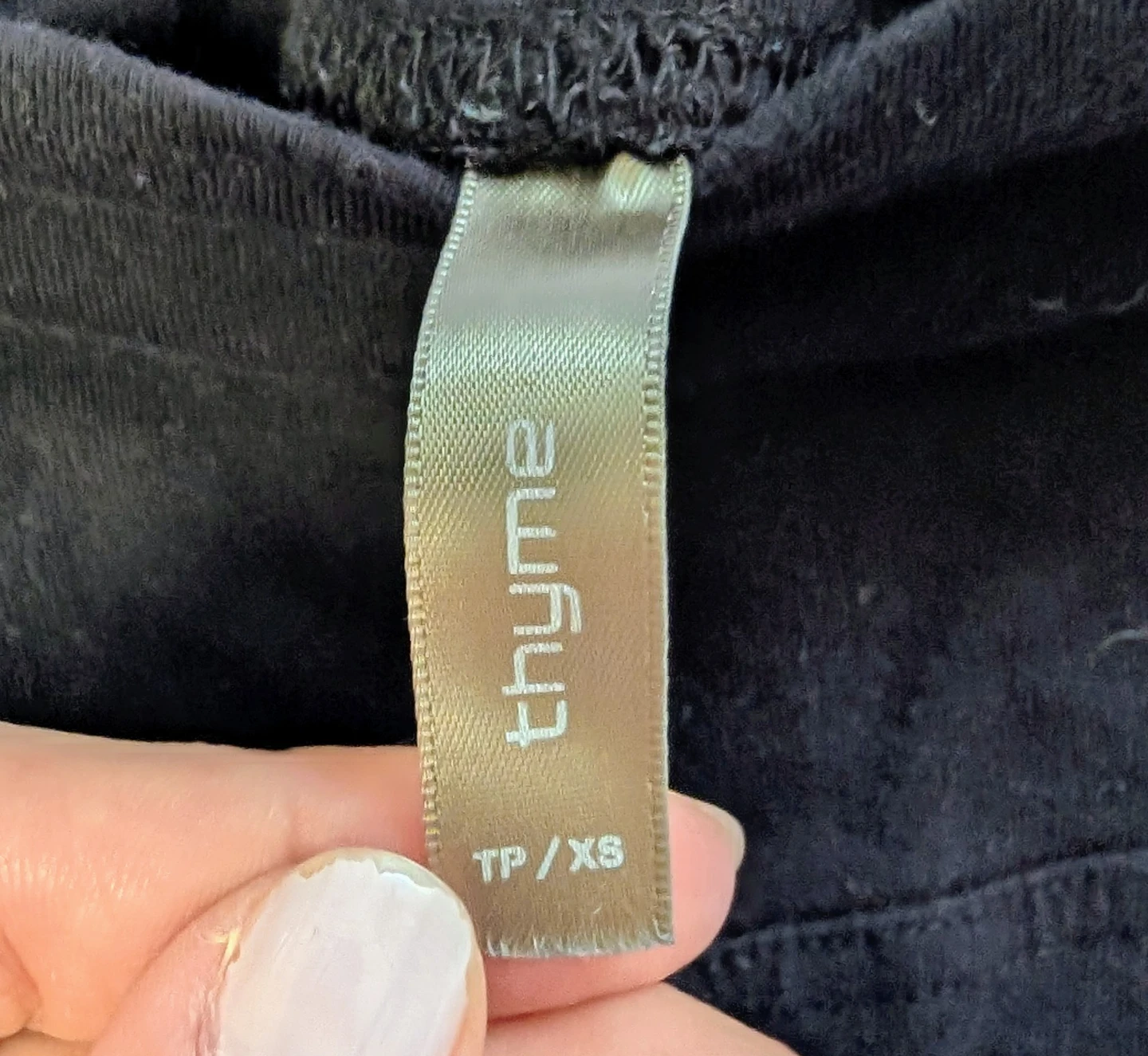 Thyme Black Zipper Detail Leggings  - Women's X- Small - photo 4