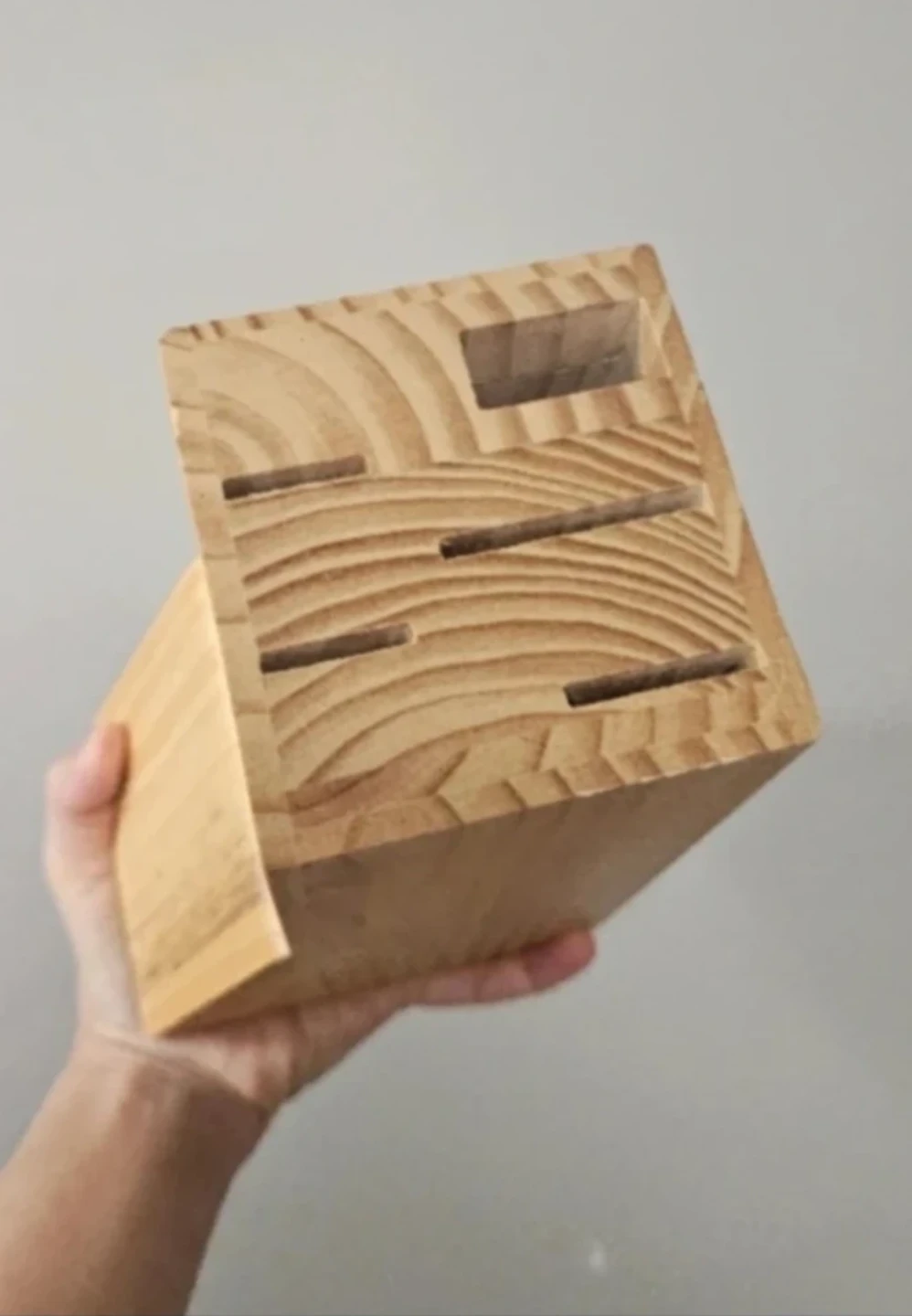 Brand New Wooden Knife Block Holder - photo 3