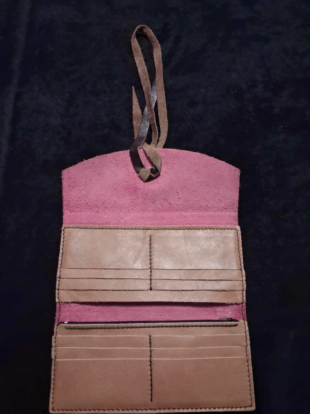 Unique Leather Suede Wallet - photo 3