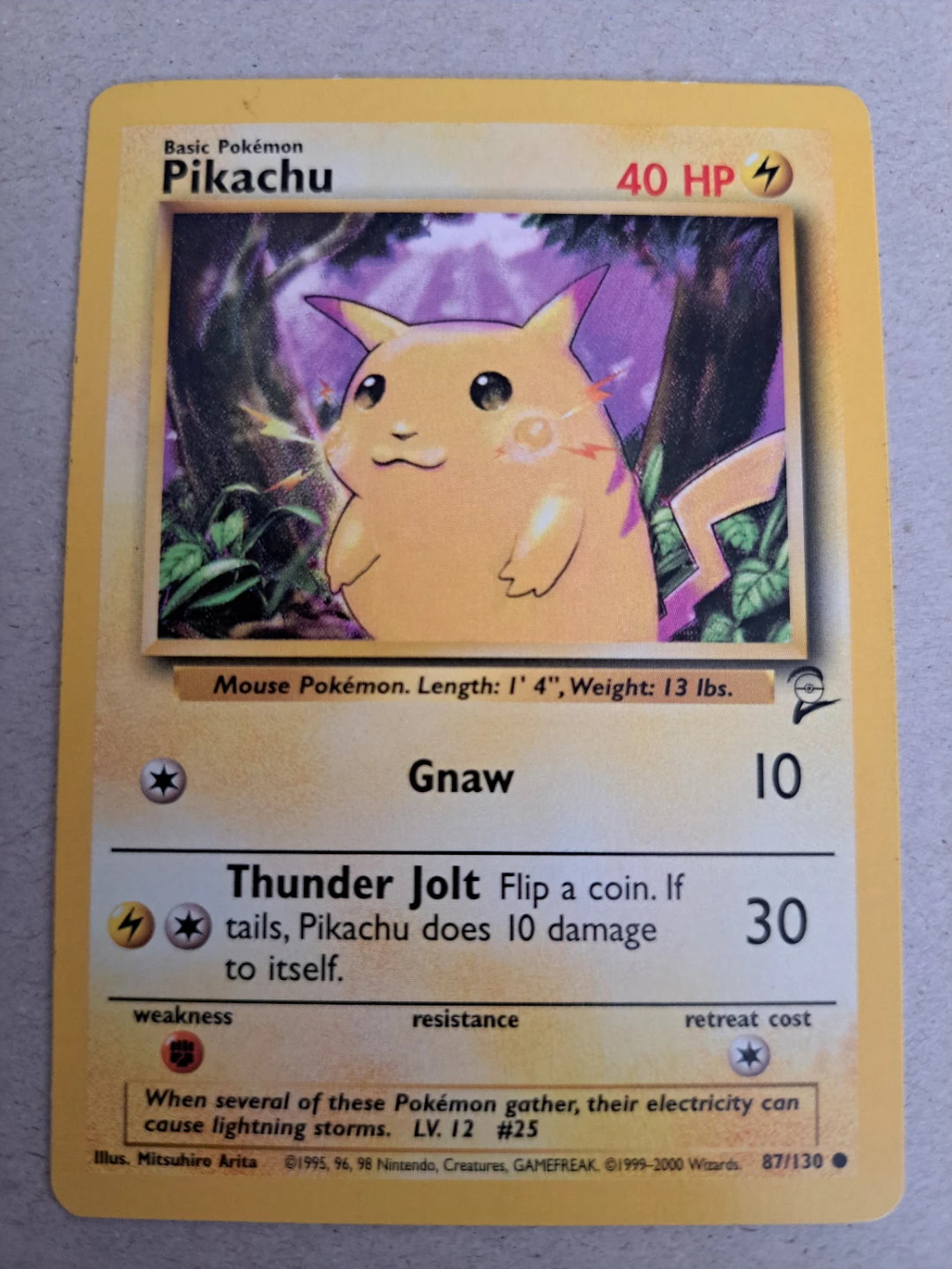 Pokemon Pikachu Base Set 2