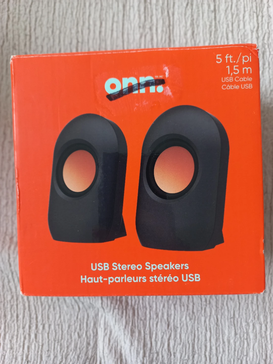 Onn. USB Stereo Speakers