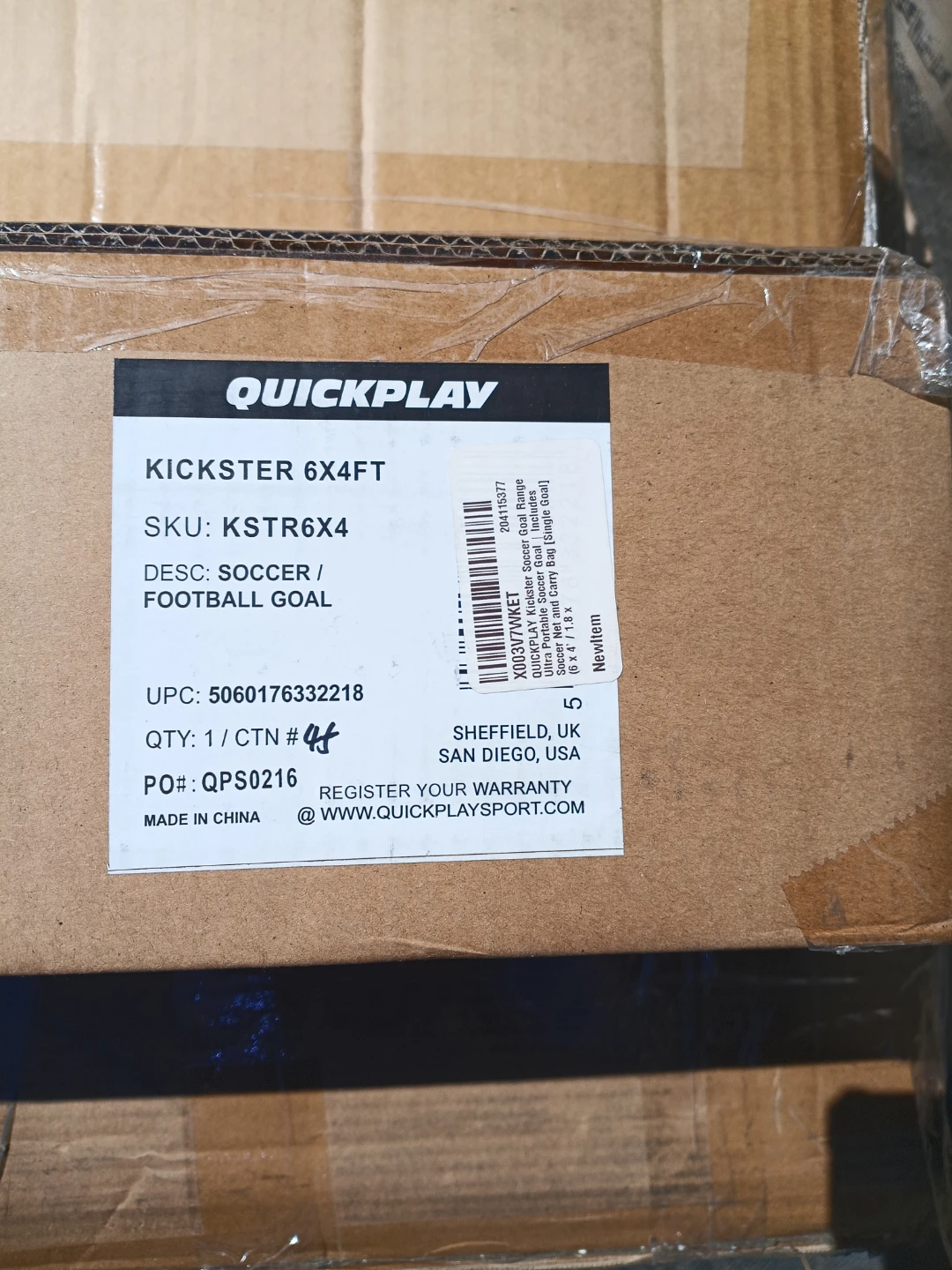 2 QUICKPLAY Kickster Soccer Goal 6' x 4' - photo 5