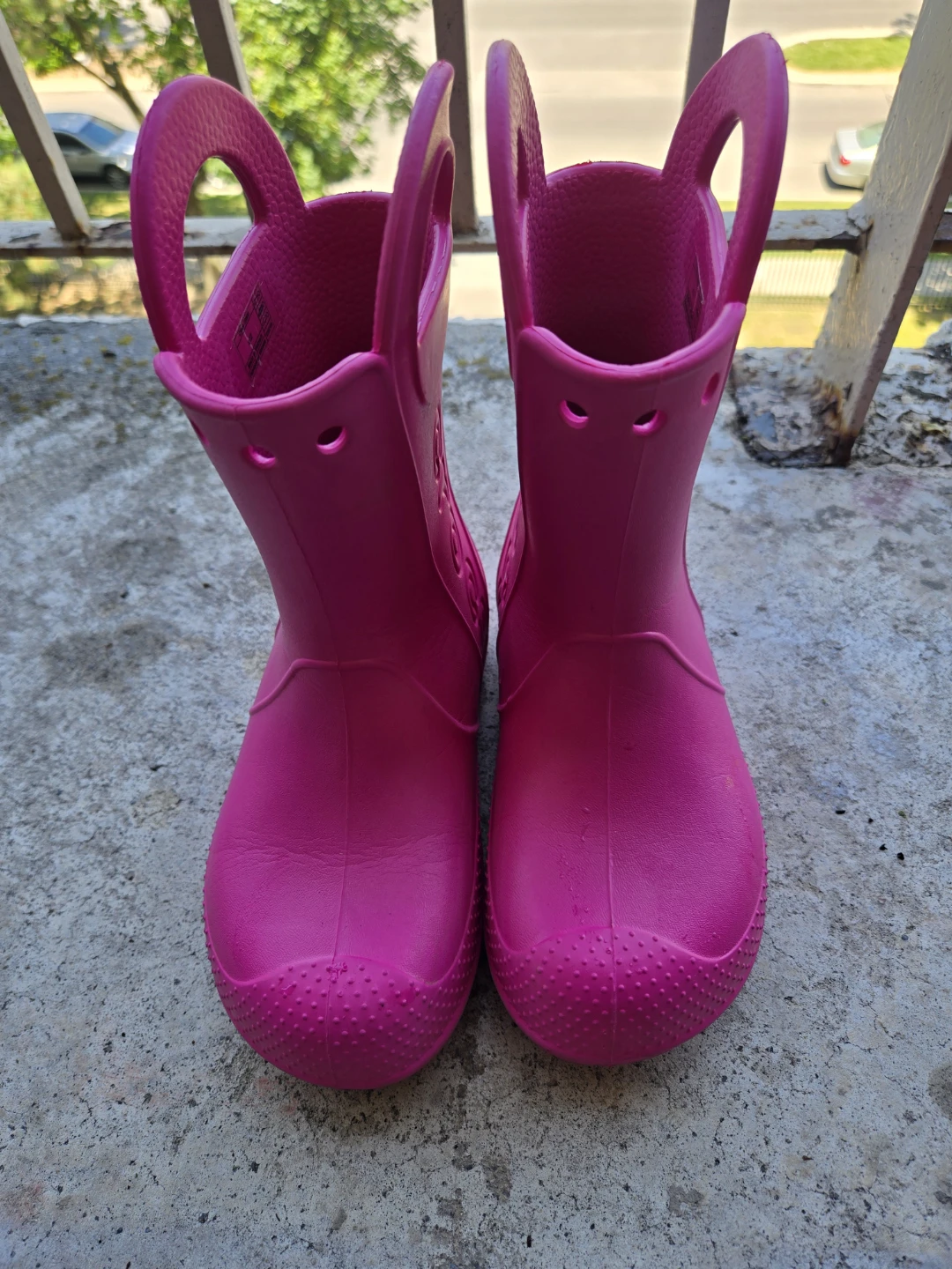 Pink Crocs Rain Boots - Size C12 - photo 3