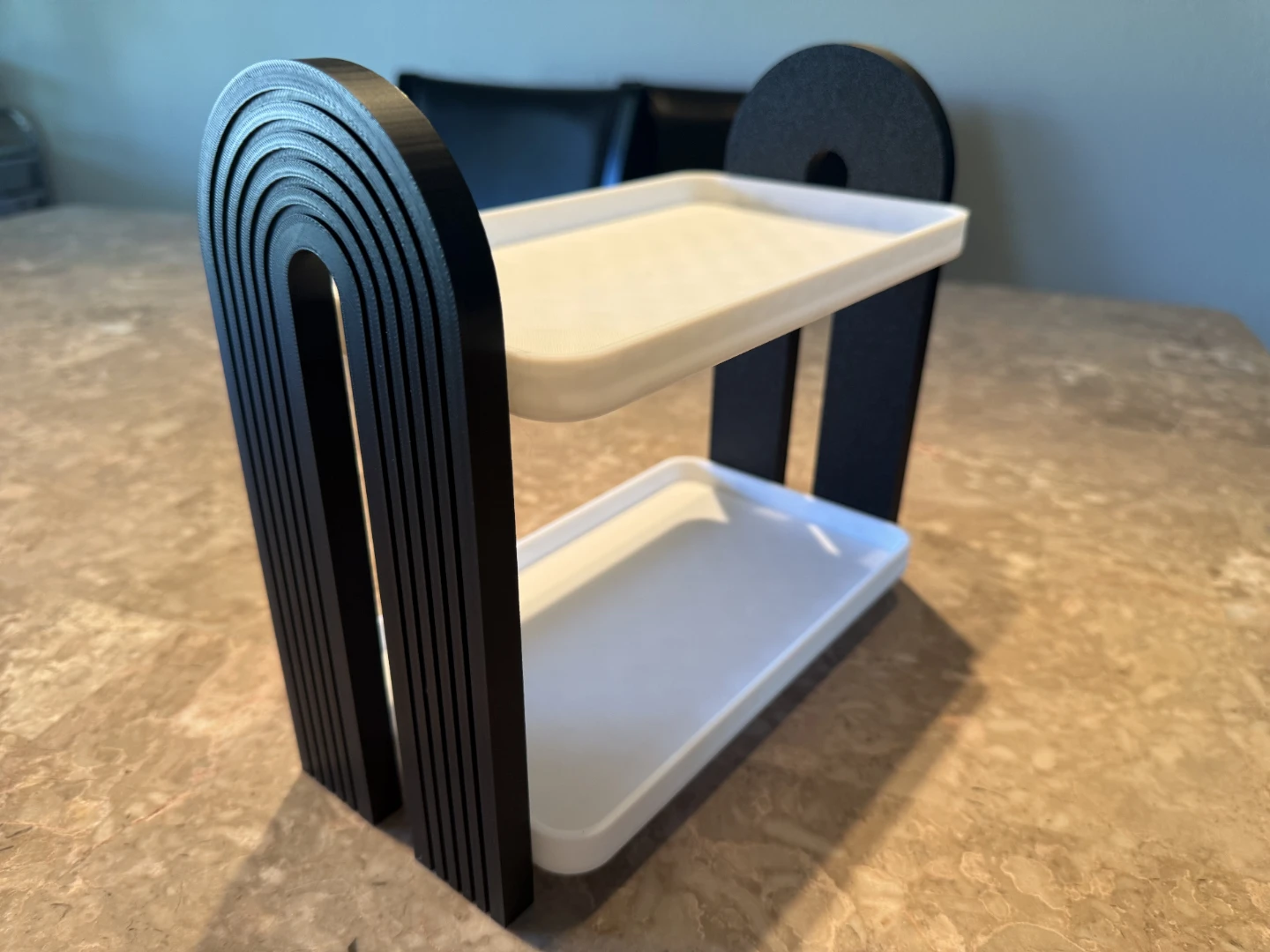 2-Tier Desk Organizer Tray with Arched Sides - photo 3