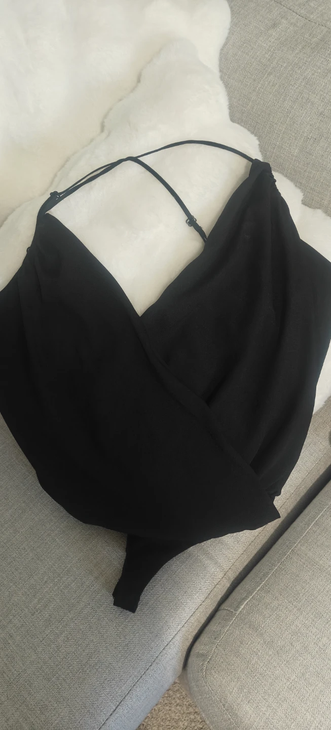 Black Halterneck Bodysuit