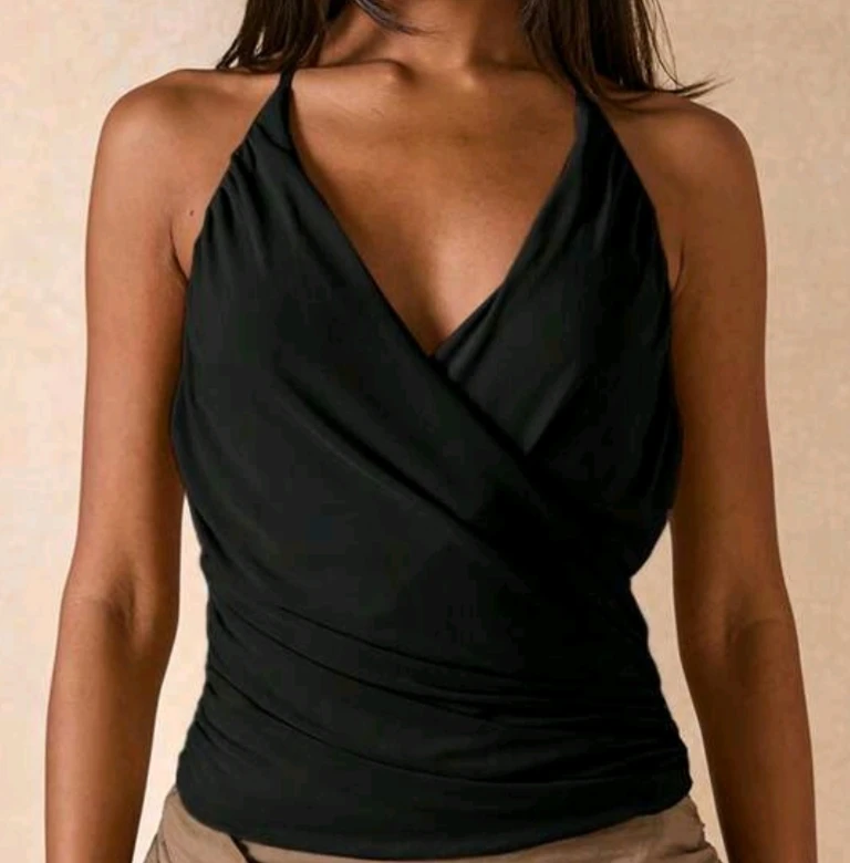 Black Halterneck Bodysuit - photo 2