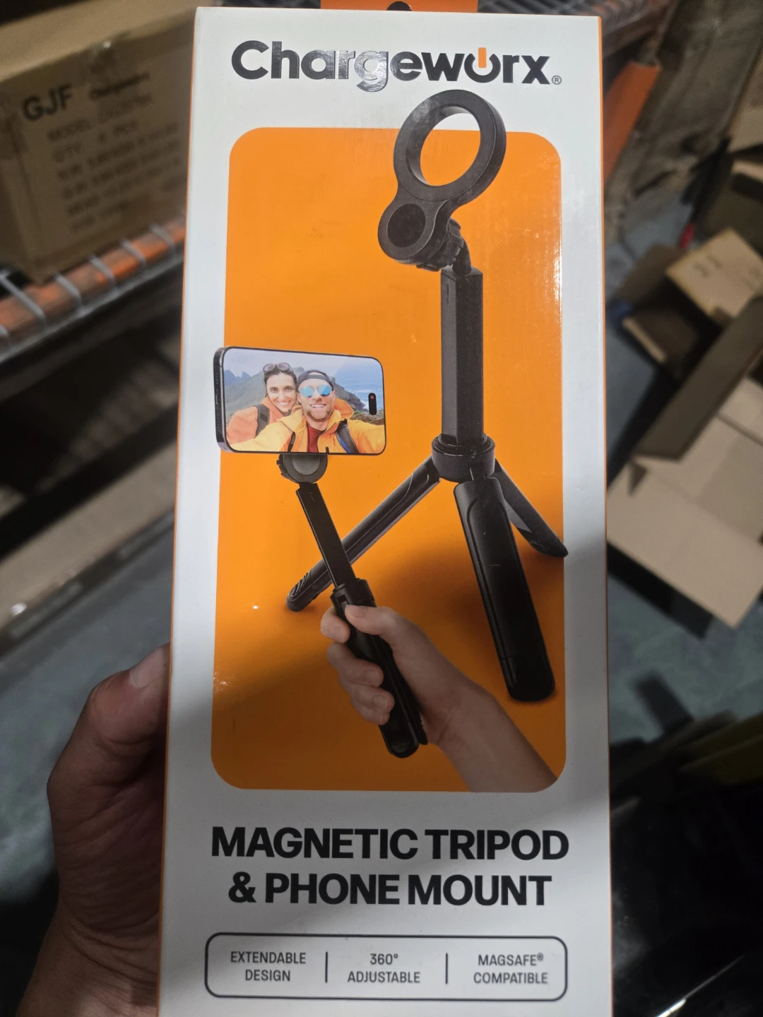 Chargeworx Magnetic Tripod & Phone Mount - photo 2