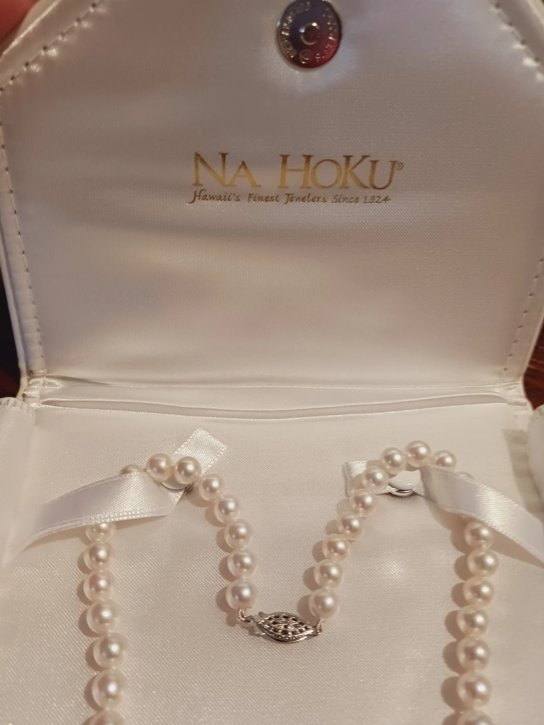 Sterling Silver 925 Hawaiian Freshwater Pearl Necklace - photo 2