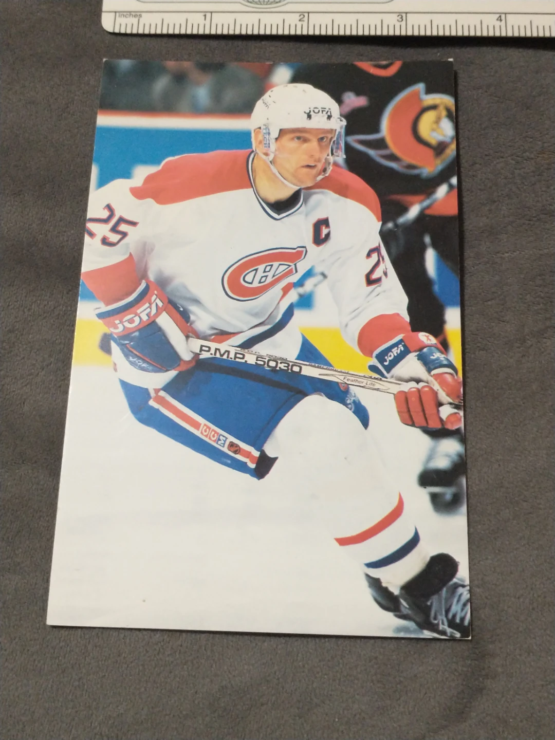 NHL Montreal Canadiens Vincent Damphousse Team Postcard - photo 2