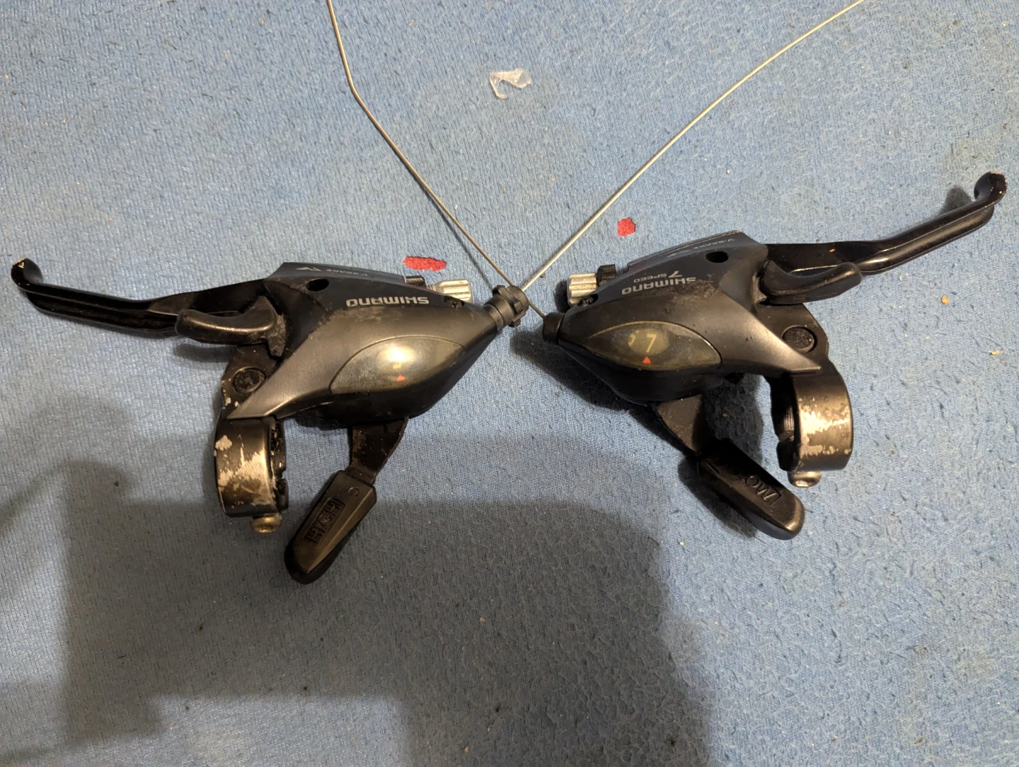 Shimano 7 Speed V-Brake Shifters - photo 2