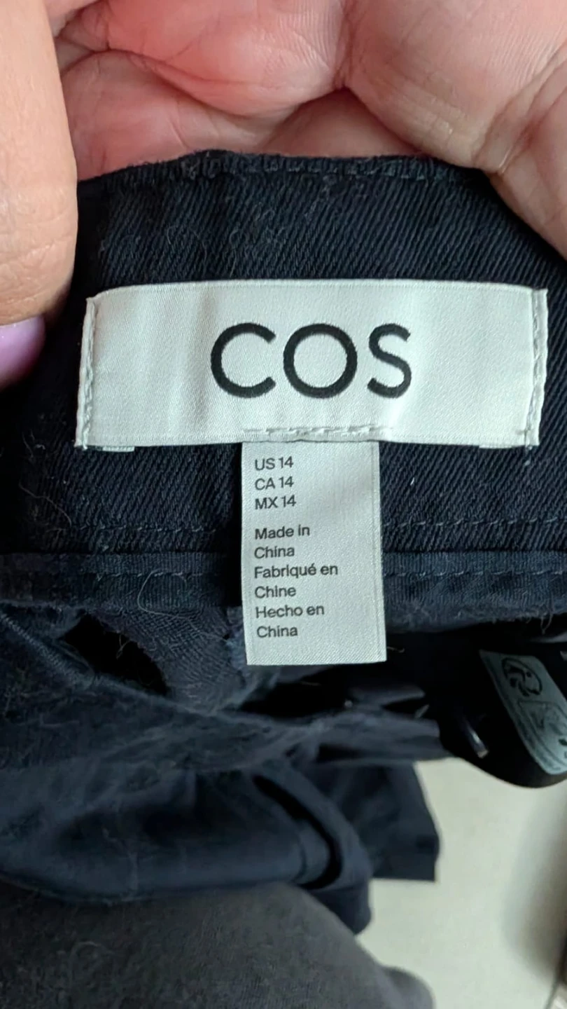 COS Cotton Barrel-Leg Utility Pants - photo 3