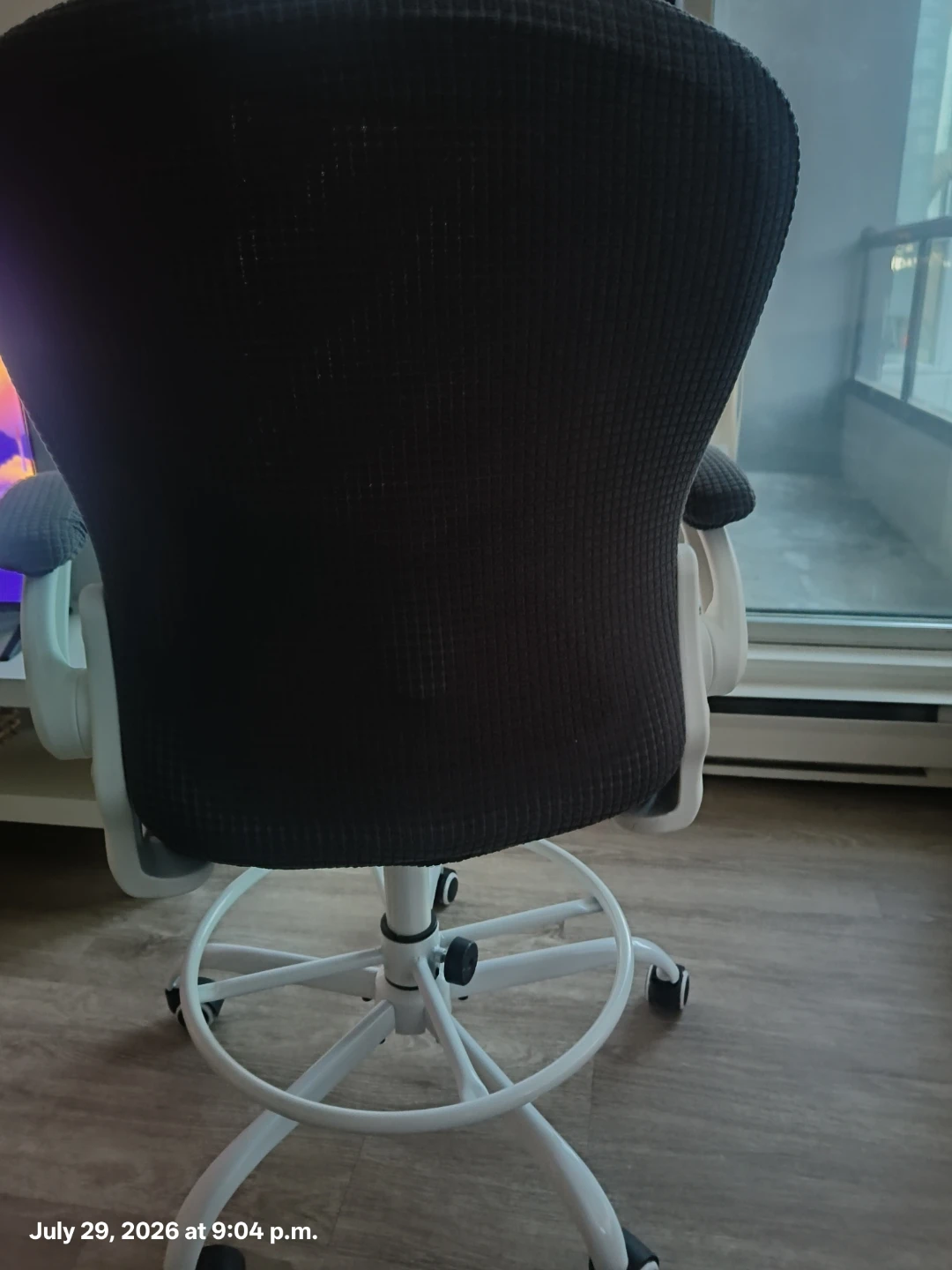 Comfortable grey office chair - photo 3