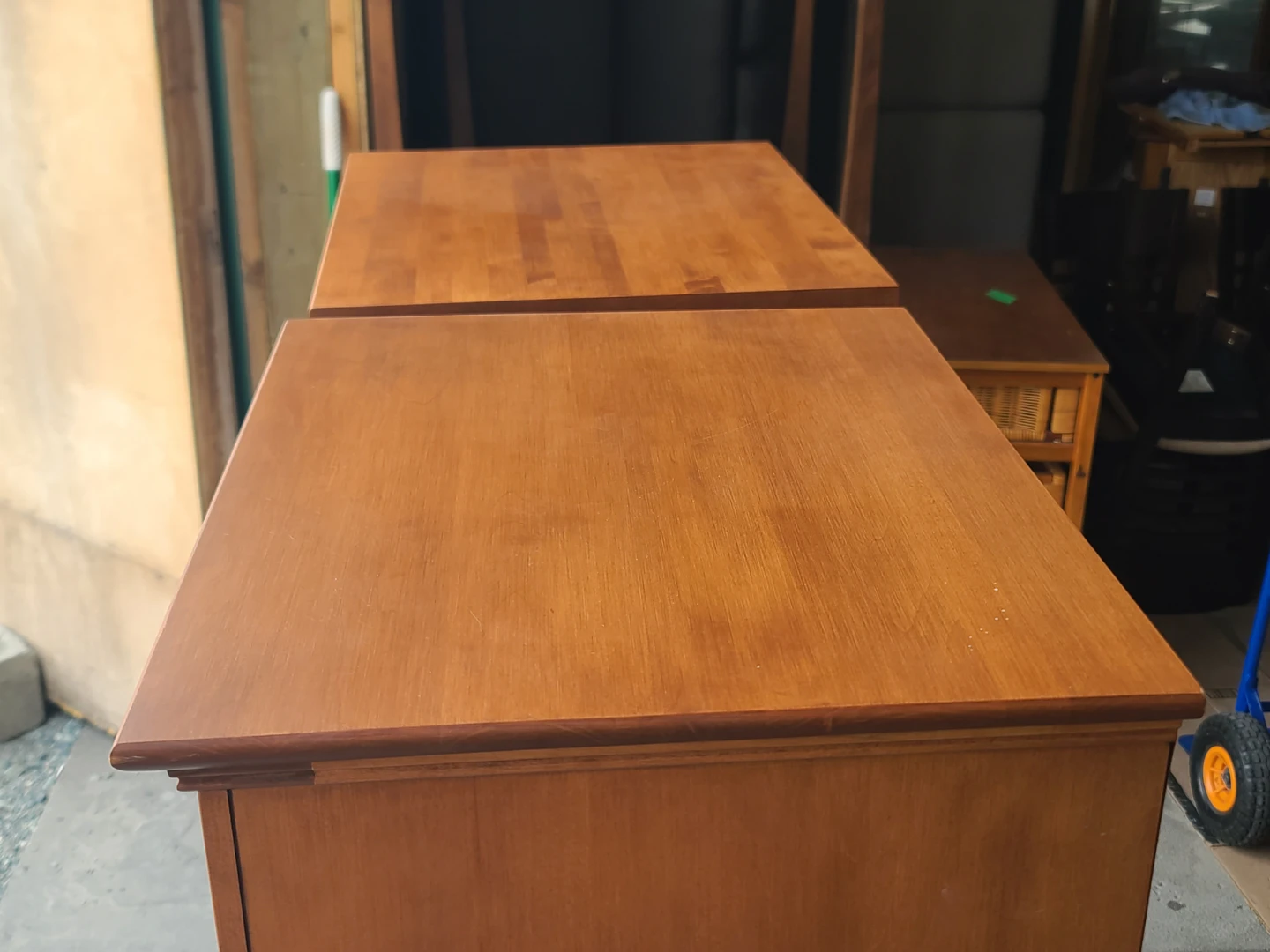 Pair of Solid Wood Bookcases with Cabinets - photo 5