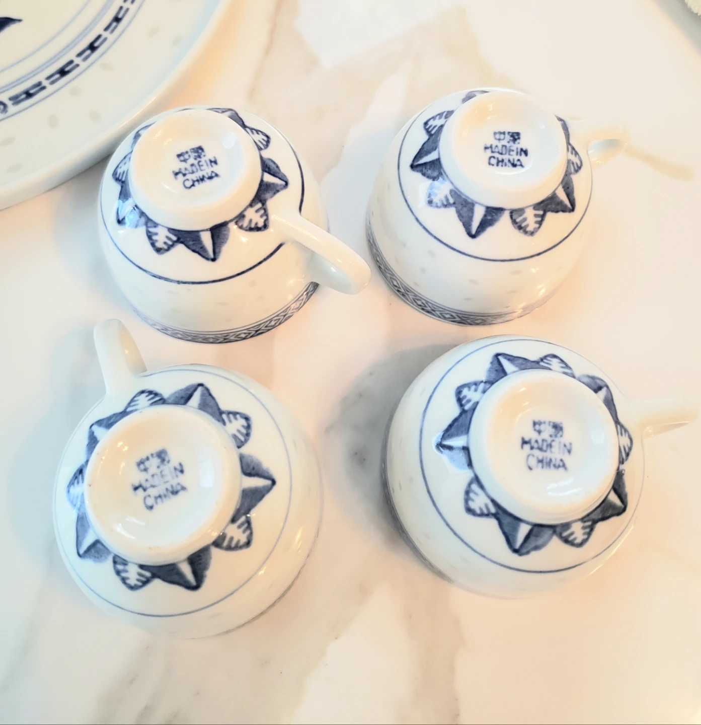 New Rice Grain Pattern Porcelain Set $15 for All - photo 4