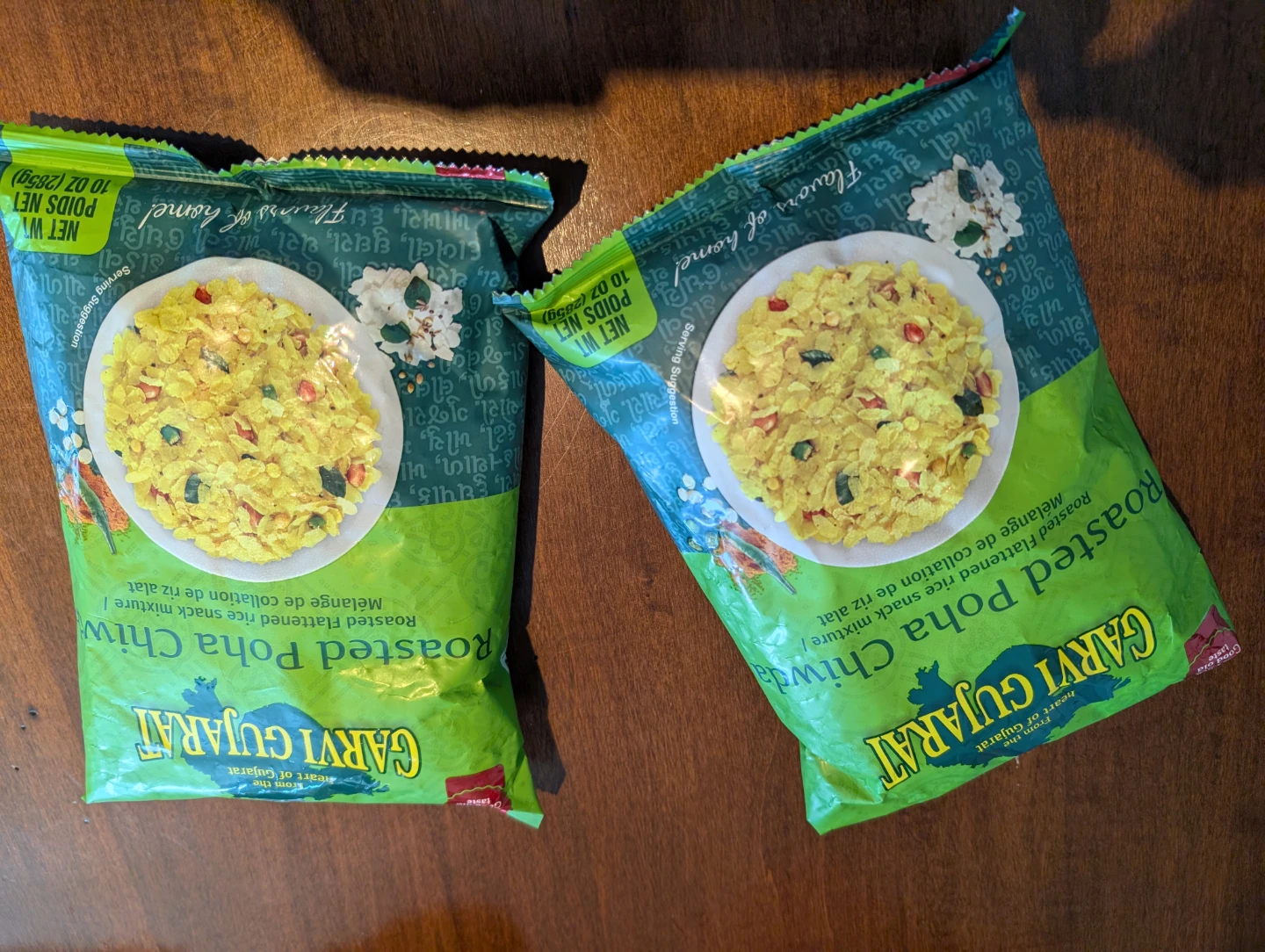 Garvi Gujarat Roasted Poha Chiwda Snack Mix (2 x 10 oz)