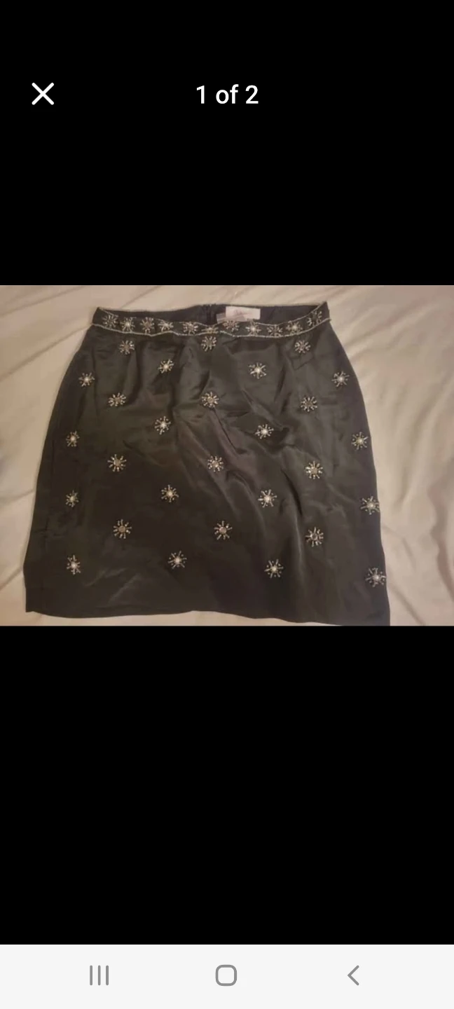 Reitmans Beaded Skirt Size 0P