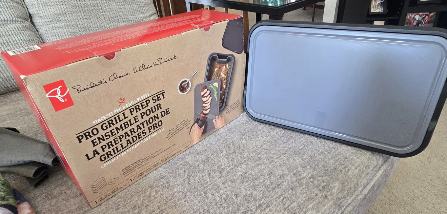 Grill Prep 4 in 1 set.  Brand new, never used.  In box.