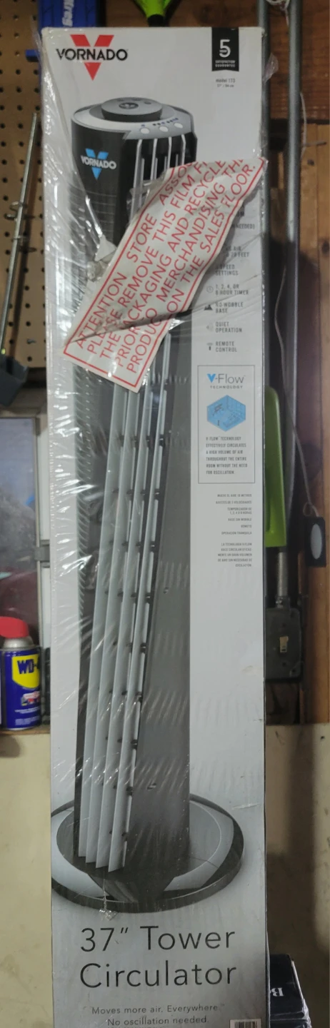 Vornado V-Flow Tower Circulator Fan - 37"