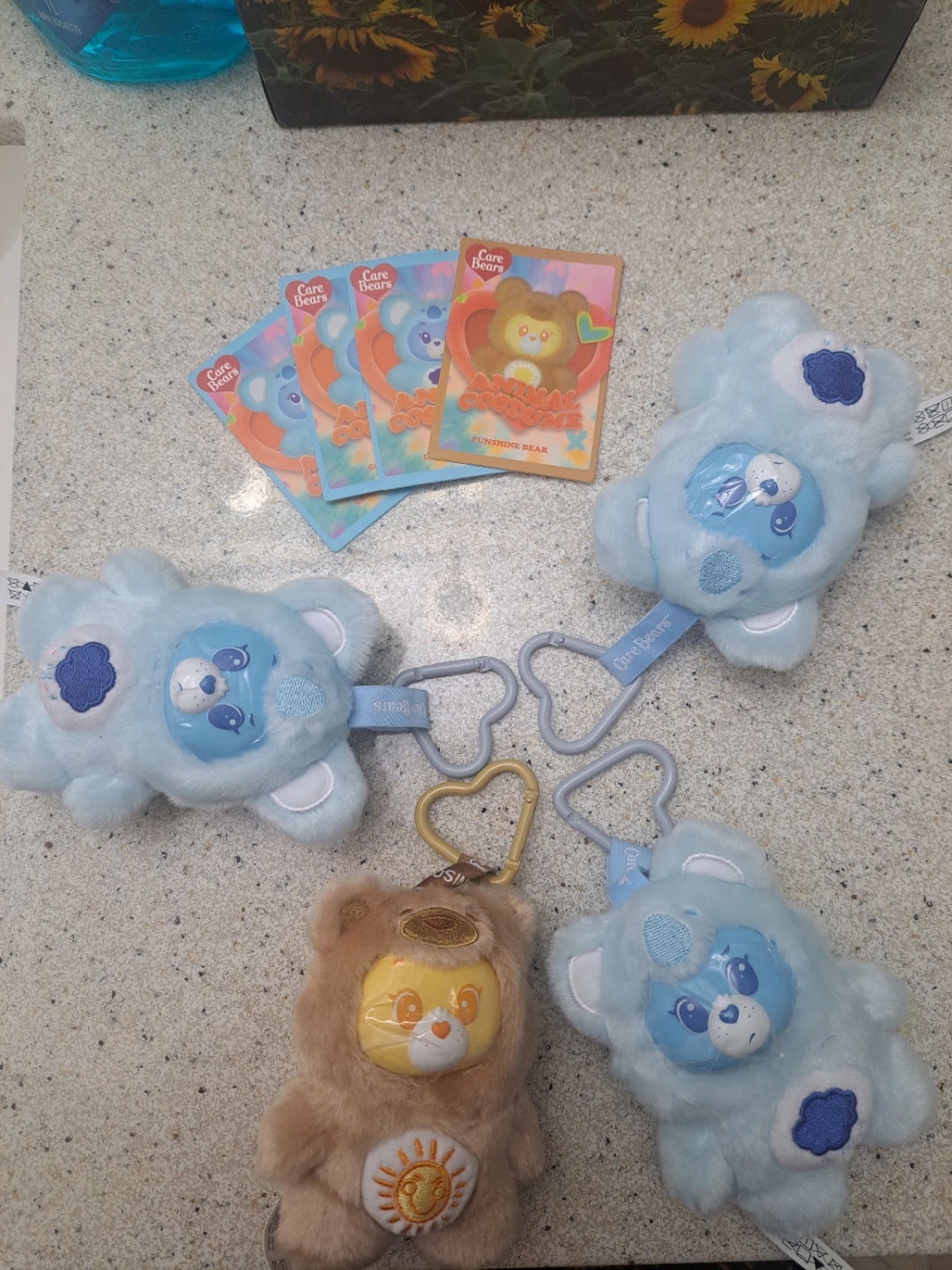 Care Bears Animal Costume Keychains