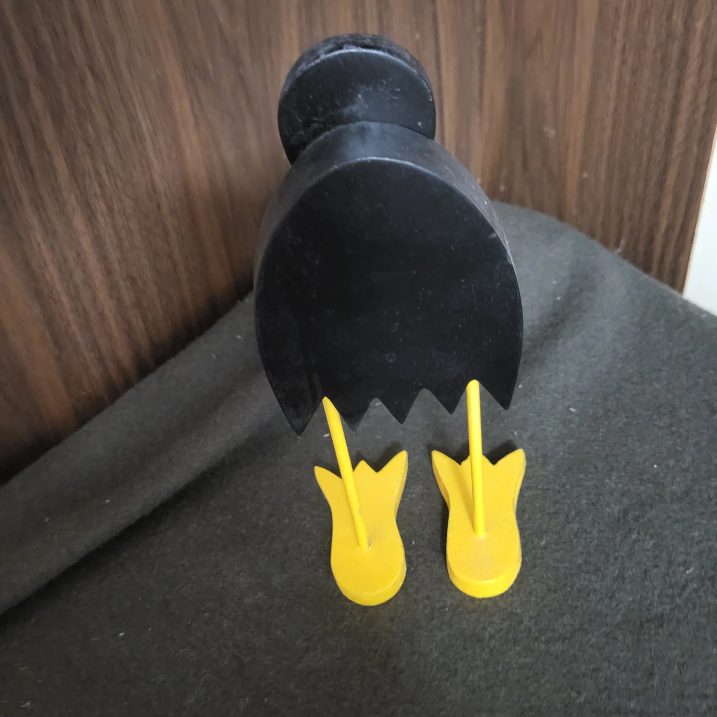 Wooden Black Bird Decoration - photo 2