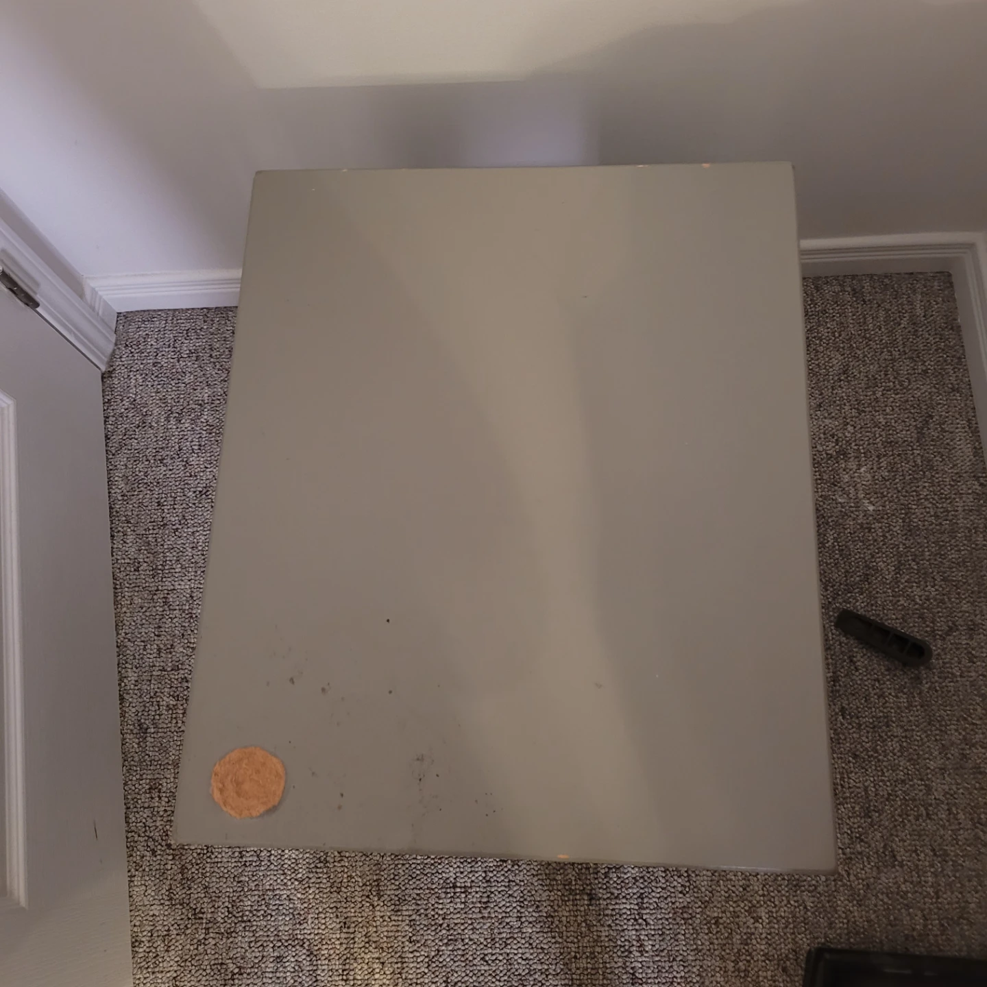 Grey End Table with Drawer - photo 3