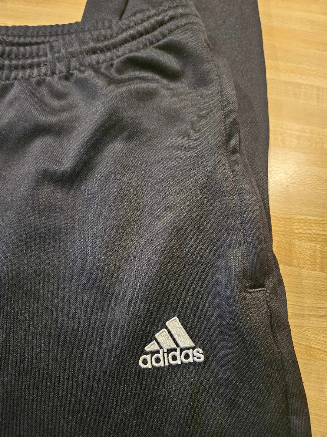Adidas Black ClimaLite Track Pants - photo 2