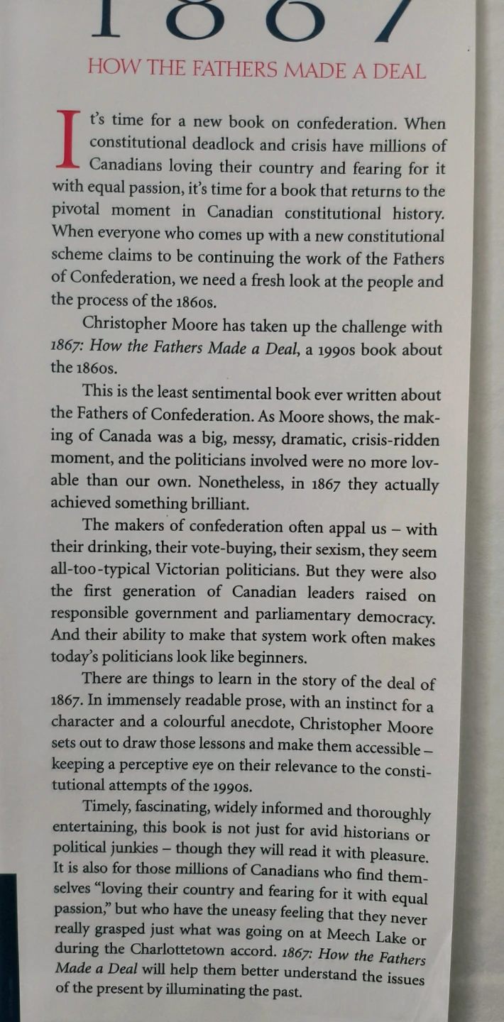 "How the Fathers Made a Deal"  Hardcover, like new - photo 3