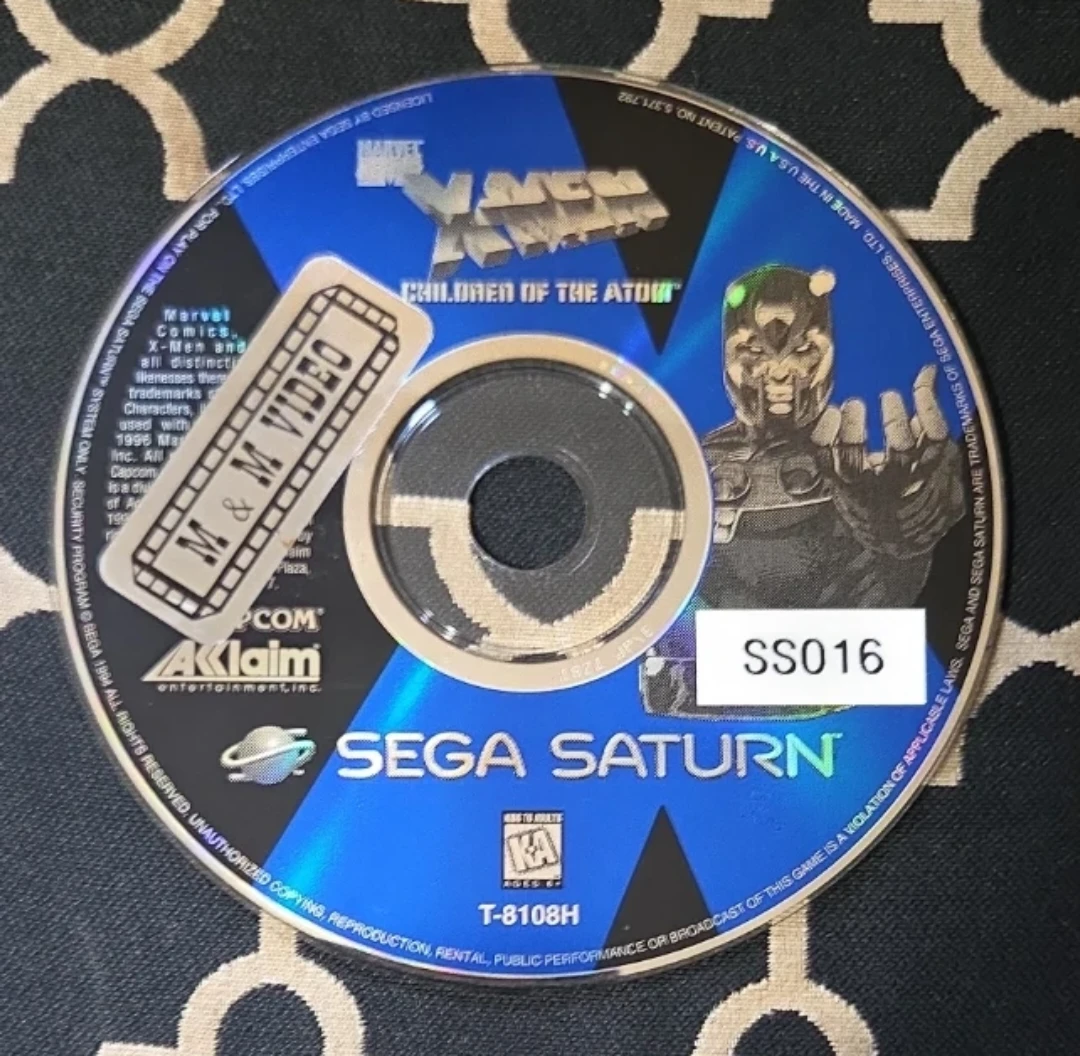 X-Men: Children of the Atom Sega Saturn Video Game