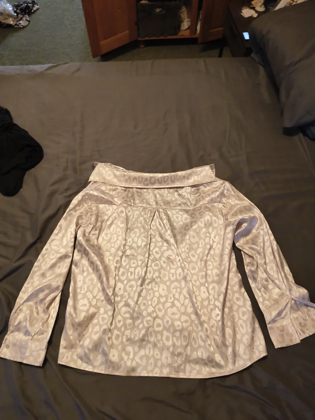 SHEIN Leopard Print Button-Up Shirt - photo 2