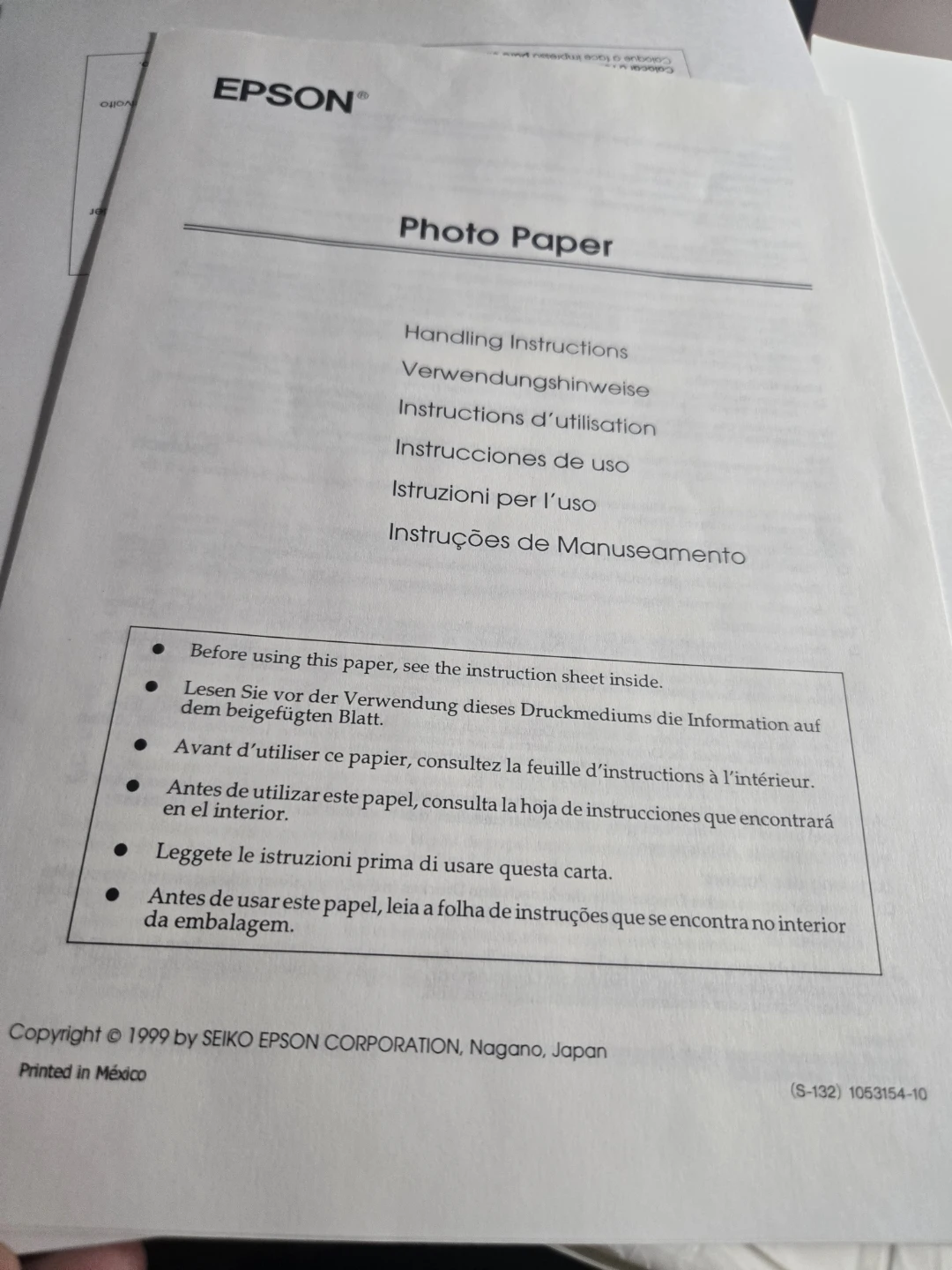Epson Photo Paper - 100 Sheets - photo 3
