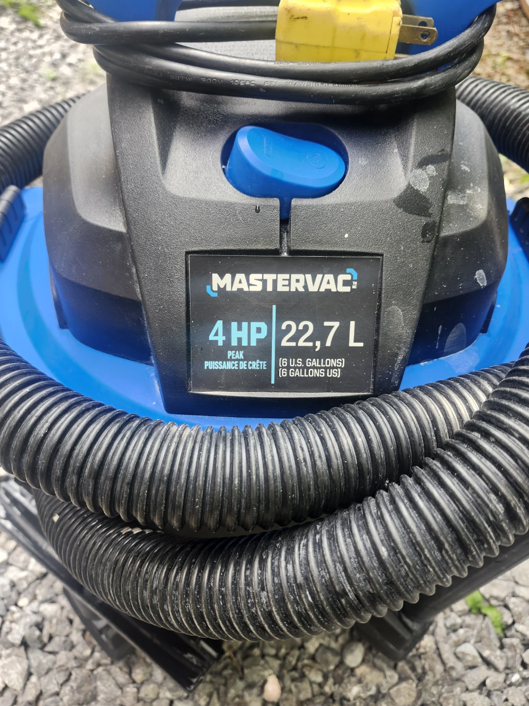 Mastervac 4 HP Wet/Dry Vacuum - photo 2