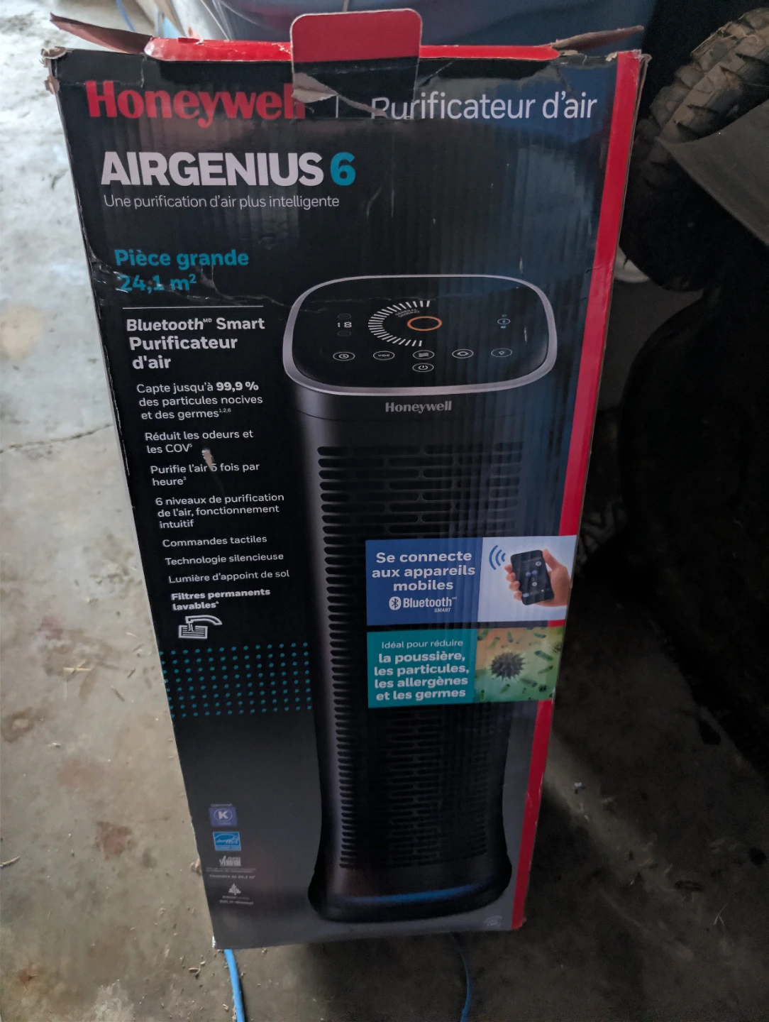 Honeywell AirGenius 6 Bluetooth Smart Air Purifier