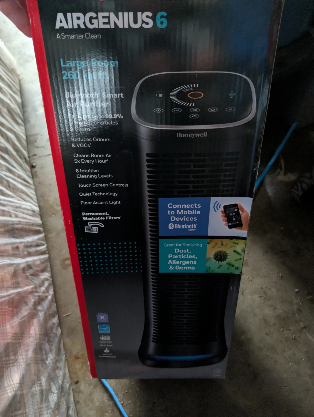 Honeywell AirGenius 6 Bluetooth Smart Air Purifier - photo 2