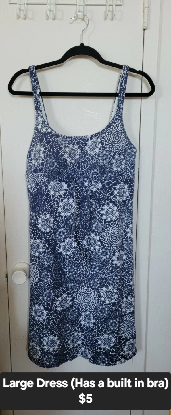 Dress (Large) with built in bra)
