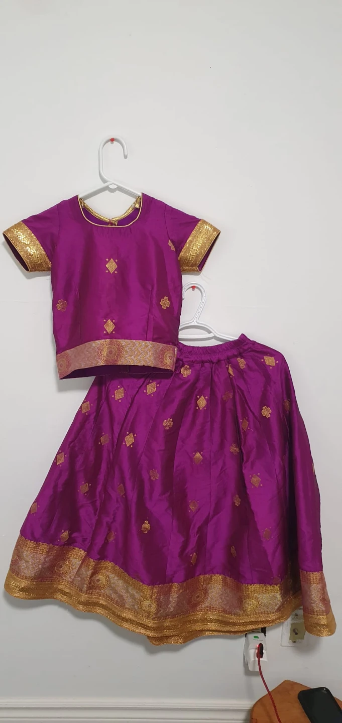 Purple Lehenga Choli Set