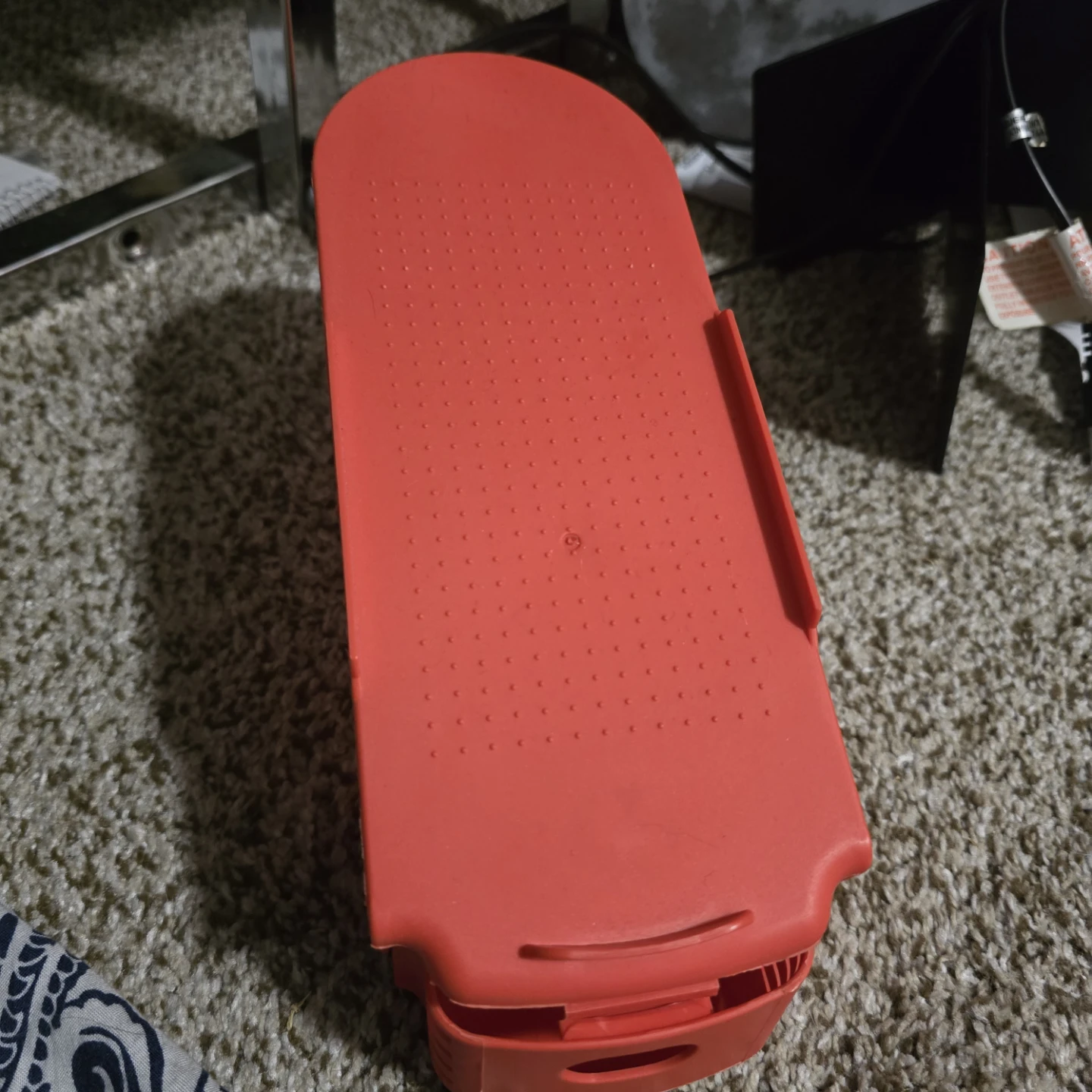 Red Plastic Shoe Slot Organizer - photo 2