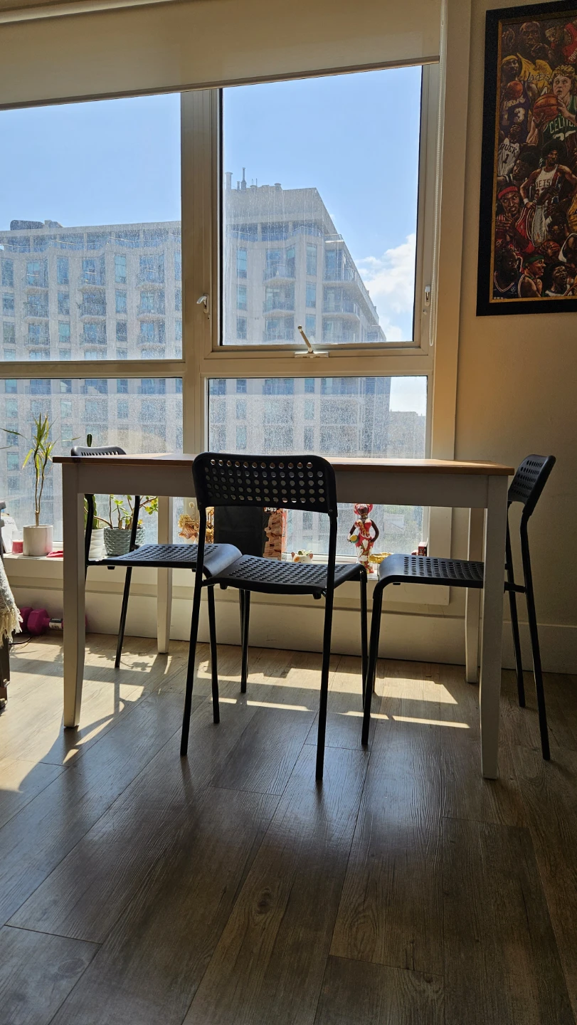 IKEA PINNTORP Dining Table + 4 SANDSBERG Chairs - photo 3