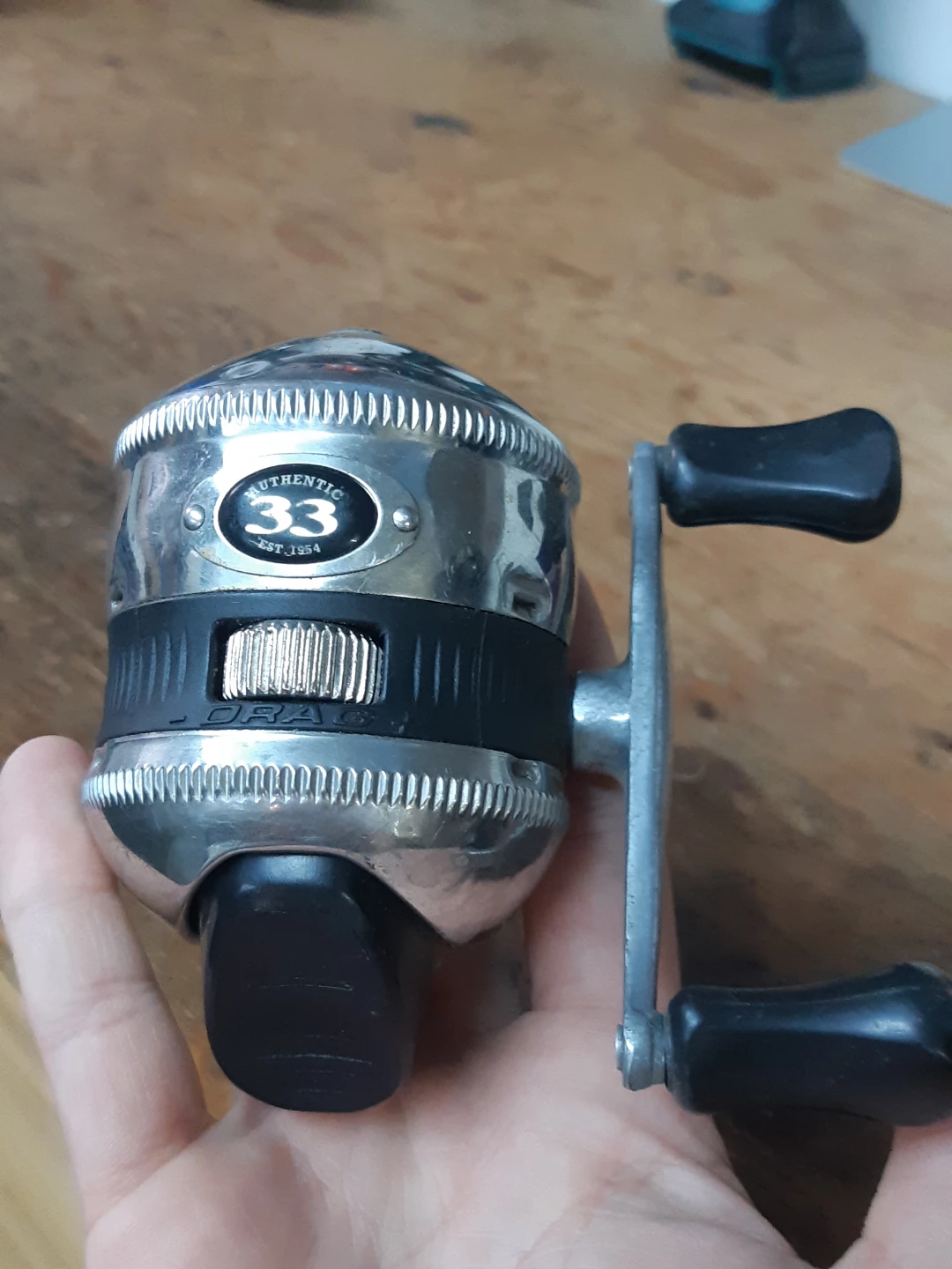 Vintage Zebco 33 spincast fishing reel