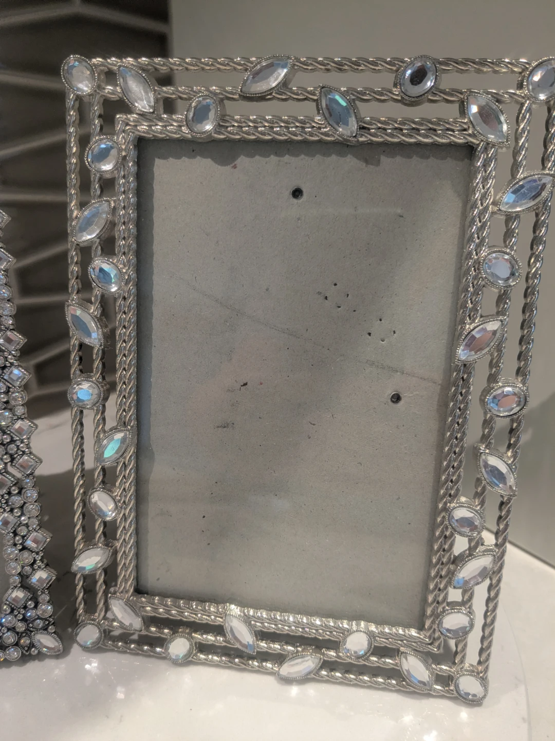 Silver Picture Frame with Gems -2 - photo 2